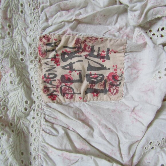 Magnolia Pearl Eyelet Telani Blouse Top o/s - Picture 5 of 9